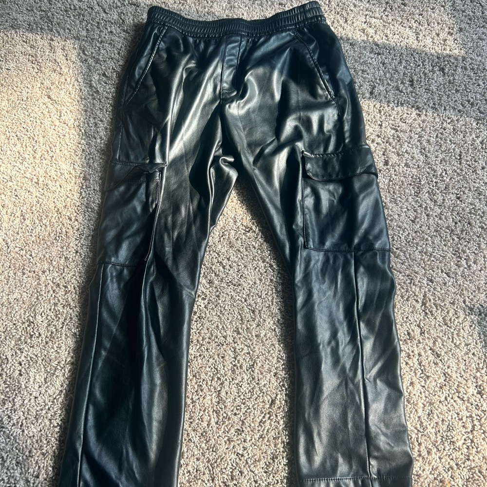 GAP Black Cargo Pants with Elastic Waistband